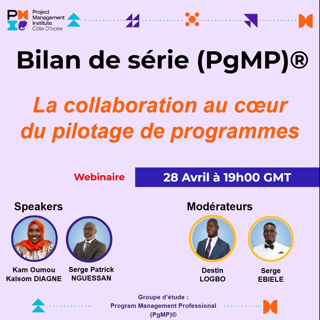 Bilan de la l'initiative PgMP - La collaboration au coeur du programme